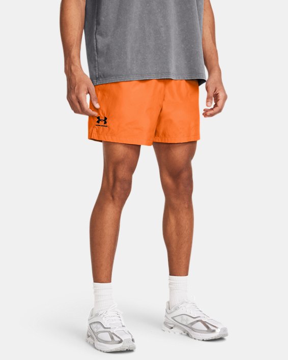 Men's UA Icon Volley Shorts in Orange image number 0